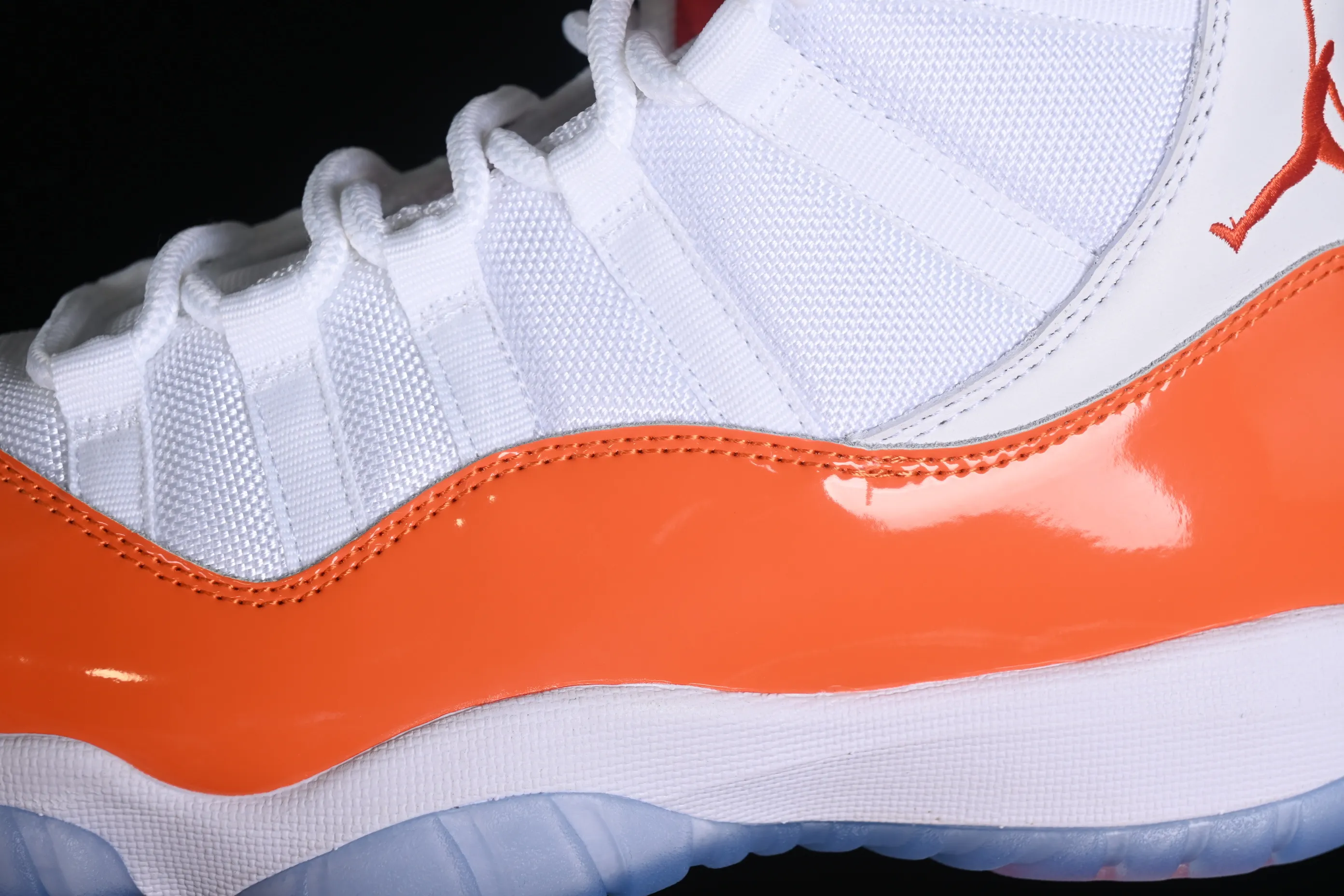 All categories Air Jordan Jordan series basketball shoes Air Jordan 11 Air Jordan 11 Retro "White orange" AJ11 Joe 11 white orange 378037-002